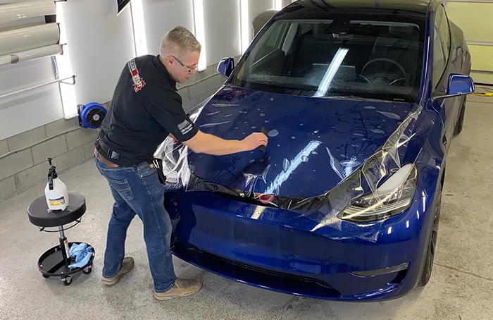 tesla Model Y Xpel clear film